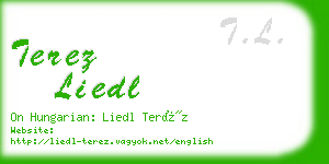 terez liedl business card